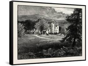 Abergeldie Castle, UK-null-Framed Stretched Canvas