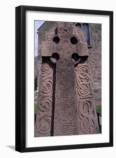 Aberlemno 2 with a Celtic Cross, Aberlemno, Angus, Scotland, 8th-19th Century-null-Framed Giclee Print