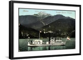Abersee Salzburg, Dampfer Kaiserin Elisabeth-null-Framed Giclee Print