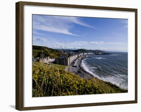 Aberystwyth, Ceredigion, Wales, United Kingdom, Europe-Charles Bowman-Framed Photographic Print