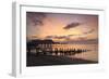 Aberystwyth Pier, Ceredigion, West Wales, United Kingdom, Europe-Billy Stock-Framed Photographic Print