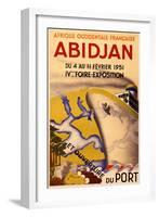 Abidjan Exposition Poster-null-Framed Art Print