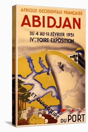 Abidjan Exposition Poster-null-Stretched Canvas