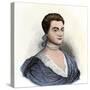 Abigail Adams at Age 22-null-Stretched Canvas