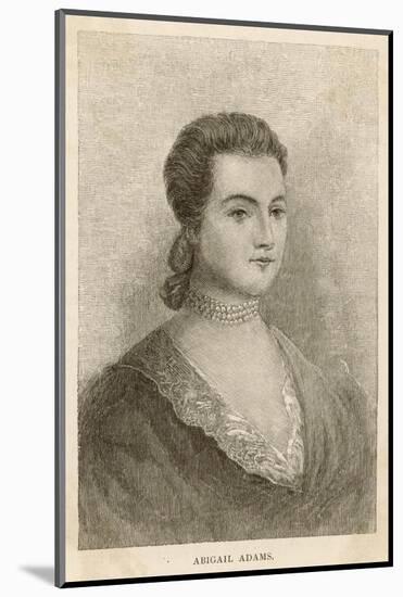 Abigail Adams Nee Smith-null-Mounted Photographic Print