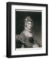 Abigail Adams-Gilbert Stuart-Framed Giclee Print