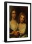 Abigail and Lucretia Callahan (Oil on Canvas)-Ralph Earl-Framed Giclee Print