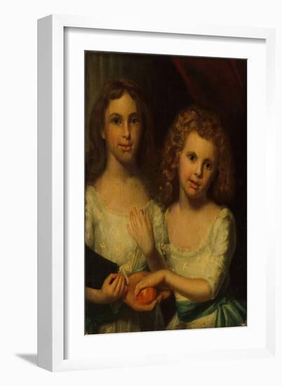 Abigail and Lucretia Callahan (Oil on Canvas)-Ralph Earl-Framed Giclee Print