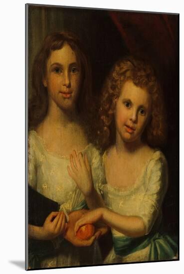 Abigail and Lucretia Callahan (Oil on Canvas)-Ralph Earl-Mounted Giclee Print