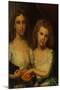 Abigail and Lucretia Callahan (Oil on Canvas)-Ralph Earl-Mounted Giclee Print