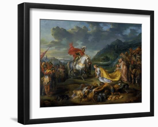 Abigail before David, 1640-Simon de Vos-Framed Giclee Print