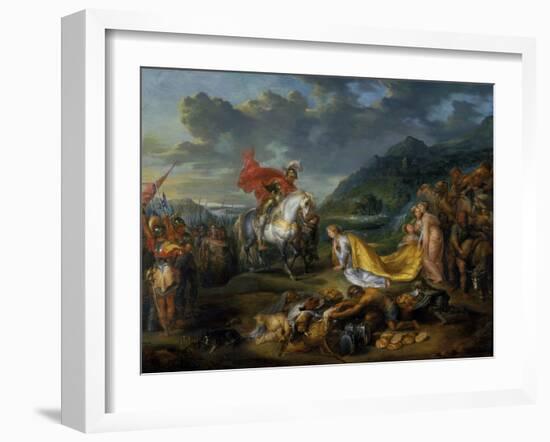 Abigail before David, 1640-Simon de Vos-Framed Giclee Print