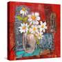 Abigail Daisy Flowers-Blenda Tyvoll-Stretched Canvas