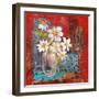 Abigail Daisy Flowers-Blenda Tyvoll-Framed Art Print