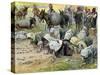 Abigail kneels before David, by Tissot -Bible-James Jacques Joseph Tissot-Stretched Canvas