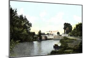 Abingdon Lock, Oxfordshire, 20th Century-null-Mounted Giclee Print