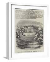 Abinger Hall, the Seat of the Late Lord Abinger-null-Framed Giclee Print