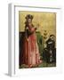 Abischai before David from the Heilspiegel Altarpiece, c.1435-Konrad Witz-Framed Giclee Print