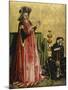 Abischai before David from the Heilspiegel Altarpiece, c.1435-Konrad Witz-Mounted Giclee Print