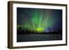 Abisko, Sweden. Chasing the Northern Lights (Aurora Borealis) in Swedish Lapland.-Micah Wright-Framed Photographic Print