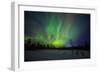 Abisko, Sweden. Chasing the Northern Lights (Aurora Borealis) in Swedish Lapland.-Micah Wright-Framed Photographic Print