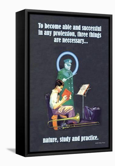 Able and Successful-null-Framed Stretched Canvas