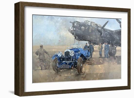 Able Mable and the Blue Lagonda-Peter Miller-Framed Giclee Print