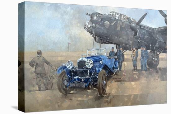 Able Mable and the Blue Lagonda-Peter Miller-Stretched Canvas