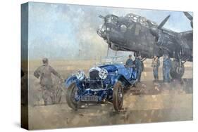 Able Mable and the Blue Lagonda-Peter Miller-Stretched Canvas