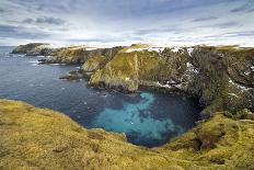 Horizontal Color Image of Selchie Geo, Shetland Islands, St Ninian's-ABO PHOTOGRAPHY-Mounted Photographic Print