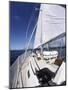 Aboard a Sailboat-null-Mounted Photographic Print