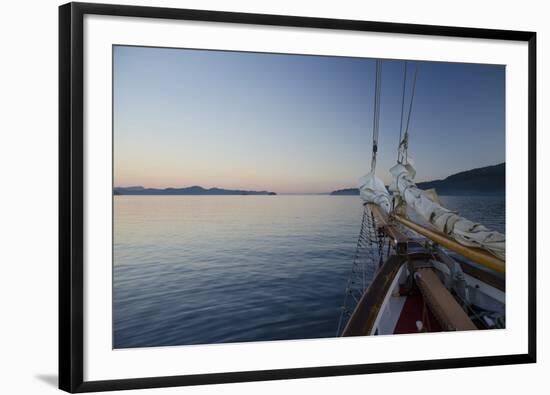 Aboard SV Maple Leaf, Gulf Islands, British Columbia, Canada.-Roddy Scheer-Framed Photographic Print