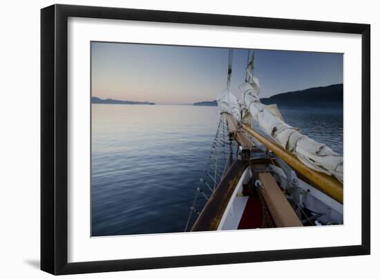 Aboard Sv Maple Leaf, Gulf Islands, British Columbia, Canada-Roddy Scheer-Framed Photographic Print