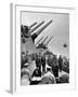 Aboard USS Missouri as Japanese Mamoru Shigemitsu Signs Official Surrender Documents Ending WWII-Carl Mydans-Framed Premium Photographic Print