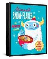 Abominable Snowflakes-Michael Buxton-Framed Stretched Canvas