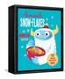 Abominable Snowflakes-Michael Buxton-Framed Stretched Canvas