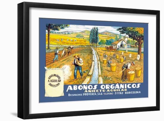 Abonos Organicos-null-Framed Art Print