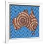 Aboriginal Abstract Art-Piccola-Framed Art Print