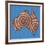 Aboriginal Abstract Art-Piccola-Framed Art Print