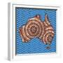 Aboriginal Abstract Art-Piccola-Framed Art Print