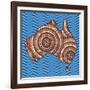 Aboriginal Abstract Art-Piccola-Framed Art Print