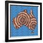 Aboriginal Abstract Art-Piccola-Framed Art Print