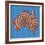 Aboriginal Abstract Art-Piccola-Framed Art Print