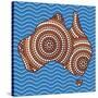 Aboriginal Abstract Art-Piccola-Stretched Canvas