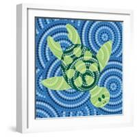 Aboriginal Abstract Art-Piccola-Framed Art Print