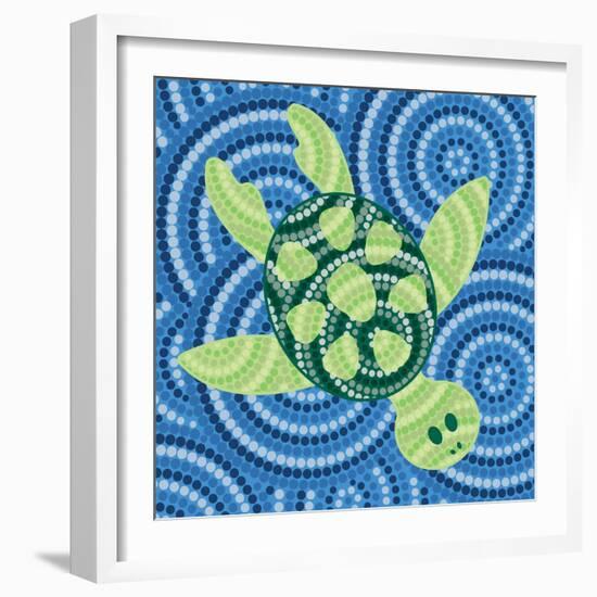 Aboriginal Abstract Art-Piccola-Framed Art Print