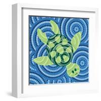 Aboriginal Abstract Art-Piccola-Framed Art Print