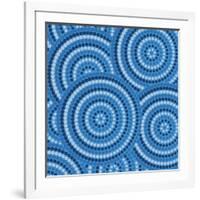 Aboriginal Abstract Art-Piccola-Framed Premium Giclee Print