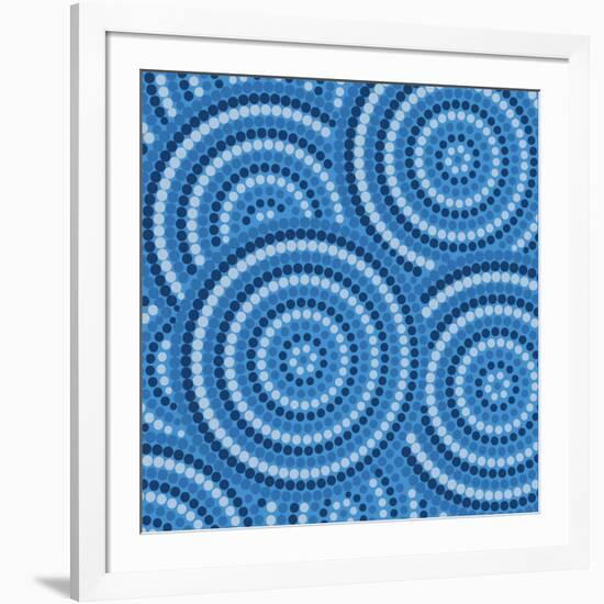 Aboriginal Abstract Art-Piccola-Framed Premium Giclee Print