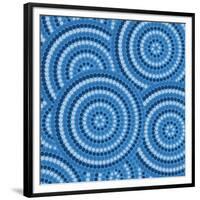 Aboriginal Abstract Art-Piccola-Framed Premium Giclee Print